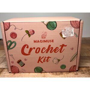 Magimuse Crochet Kit With Milk Cow Pattern & Accessories